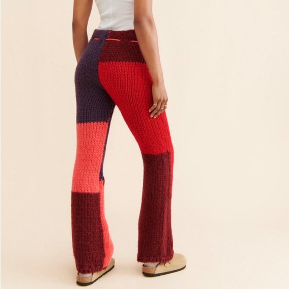 Saachi Women’s Colorblock Patchwork Cable Knit Pu… - image 5